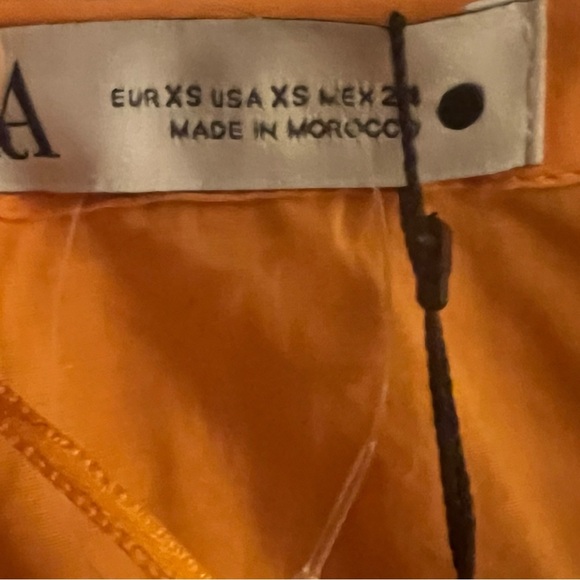 NEW ZARA Cutwork Embroidered Eyelet Belted Midi Dress Size M - Picture 5 of 6